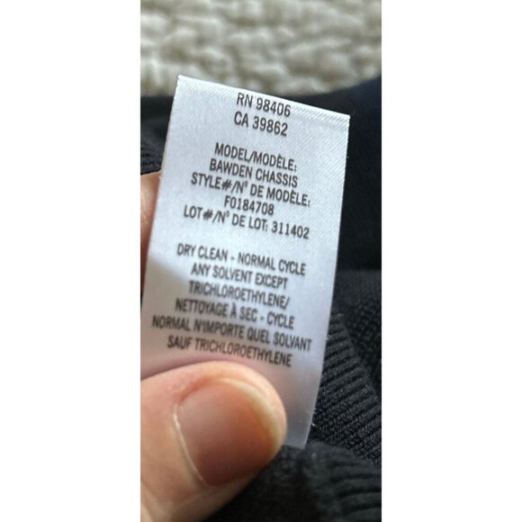 THEORY Bawden Chassis Zip-Up Cardigan Knit Blue Color-block Size XLarge - Picture 10 of 10